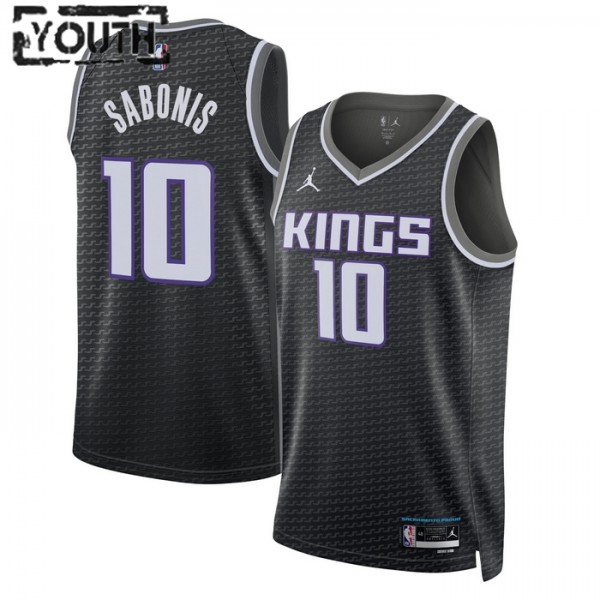 Sacramento Kings Trikot Domantas Sabonis 10 Jordan 2022-23 Statement Edition Schwarz Swingman - Kinder Sacramento Kings Trikot Domantas Sabonis 10 Jordan 2022-23 Statement Edition Schwarz Swingman - Kinder